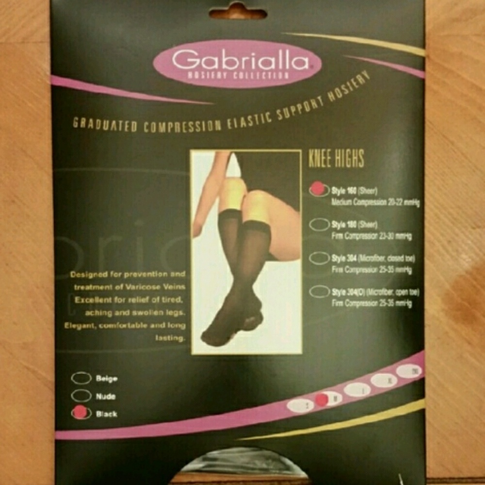 Gabrialla Knee High Compression Hose